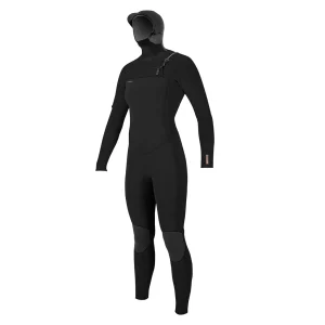 Wms Hyperfreak 5/4+ Chest Zip w/Hood - Våddragt
