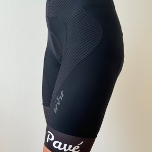 PAVÉ BiB-Shorts (Woman) Sort m. hvid logo